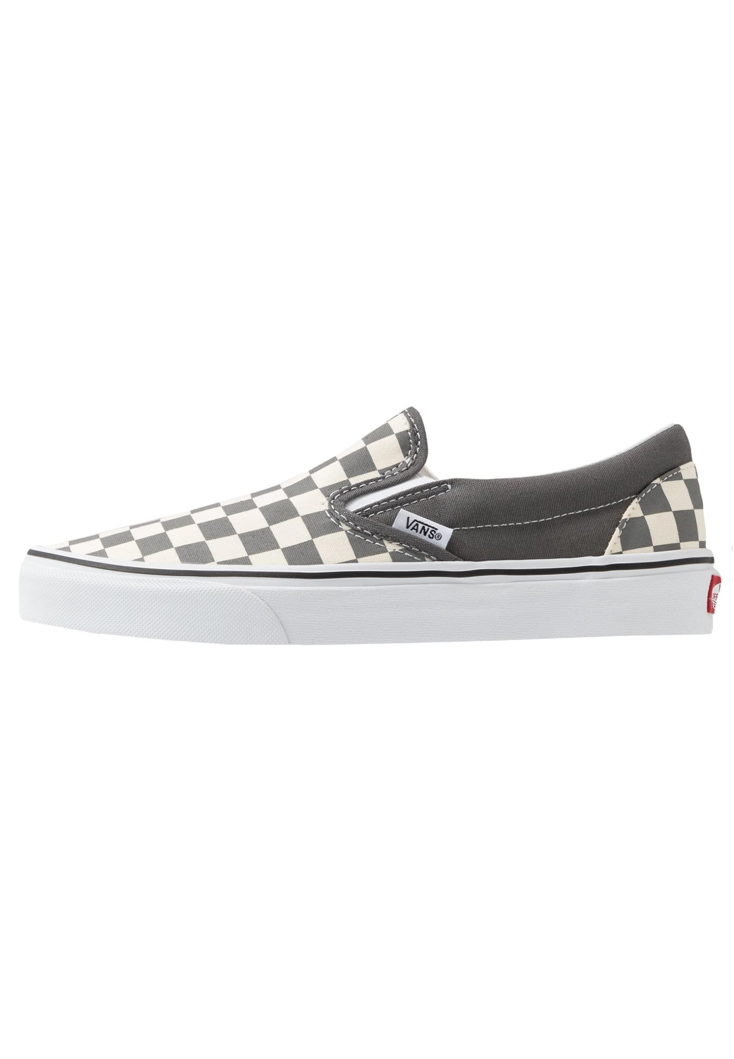 Vans UA CLASSIC SLIP-ON UNISEX - Półbuty Wsuwane - Pewter/true White 3 Vans UA CLASSIC SLIP-ON UNISEX - Półbuty Wsuwane - Pewter/true White