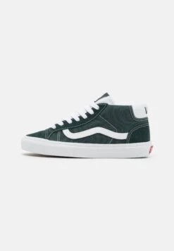 Vans MID SKOOL 37 UNISEX - Sneakersy Wysokie - Darkest Spruce/true White