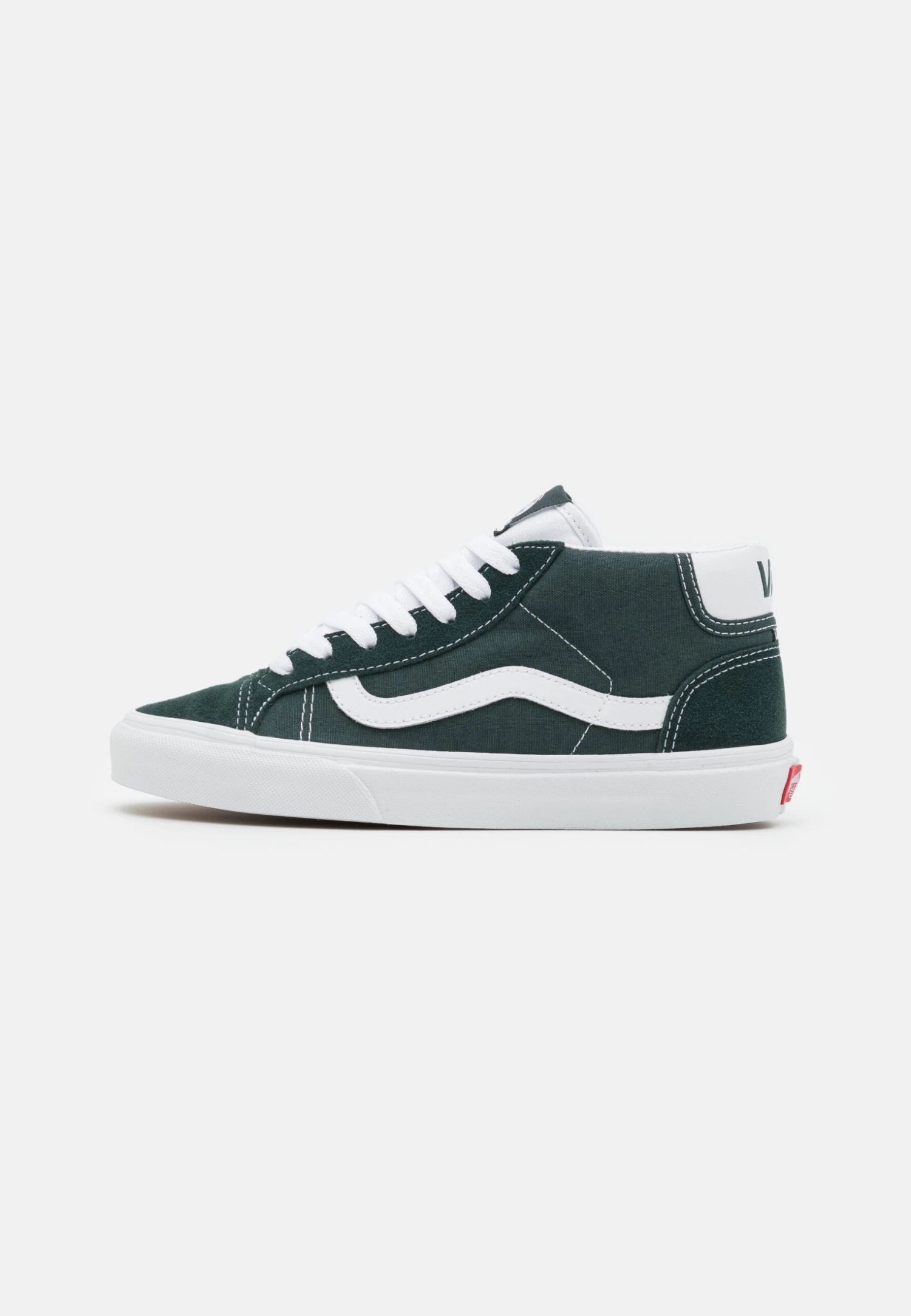 Vans MID SKOOL 37 UNISEX - Sneakersy Wysokie - Darkest Spruce/true White 3 Vans MID SKOOL 37 UNISEX - Sneakersy Wysokie - Darkest Spruce/true White