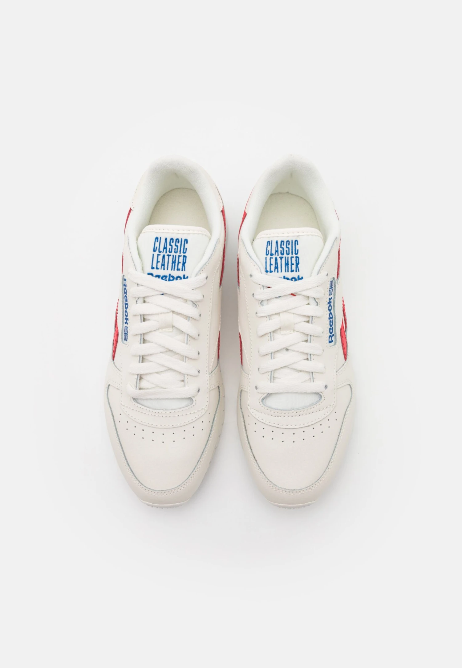 Reebok Classic CLASSIC LEATHER UNISEX - Sneakersy Niskie - Chalk/classic White/vector Red 6 Reebok Classic CLASSIC LEATHER UNISEX - Sneakersy Niskie - Chalk/classic White/vector Red - obrazek 4