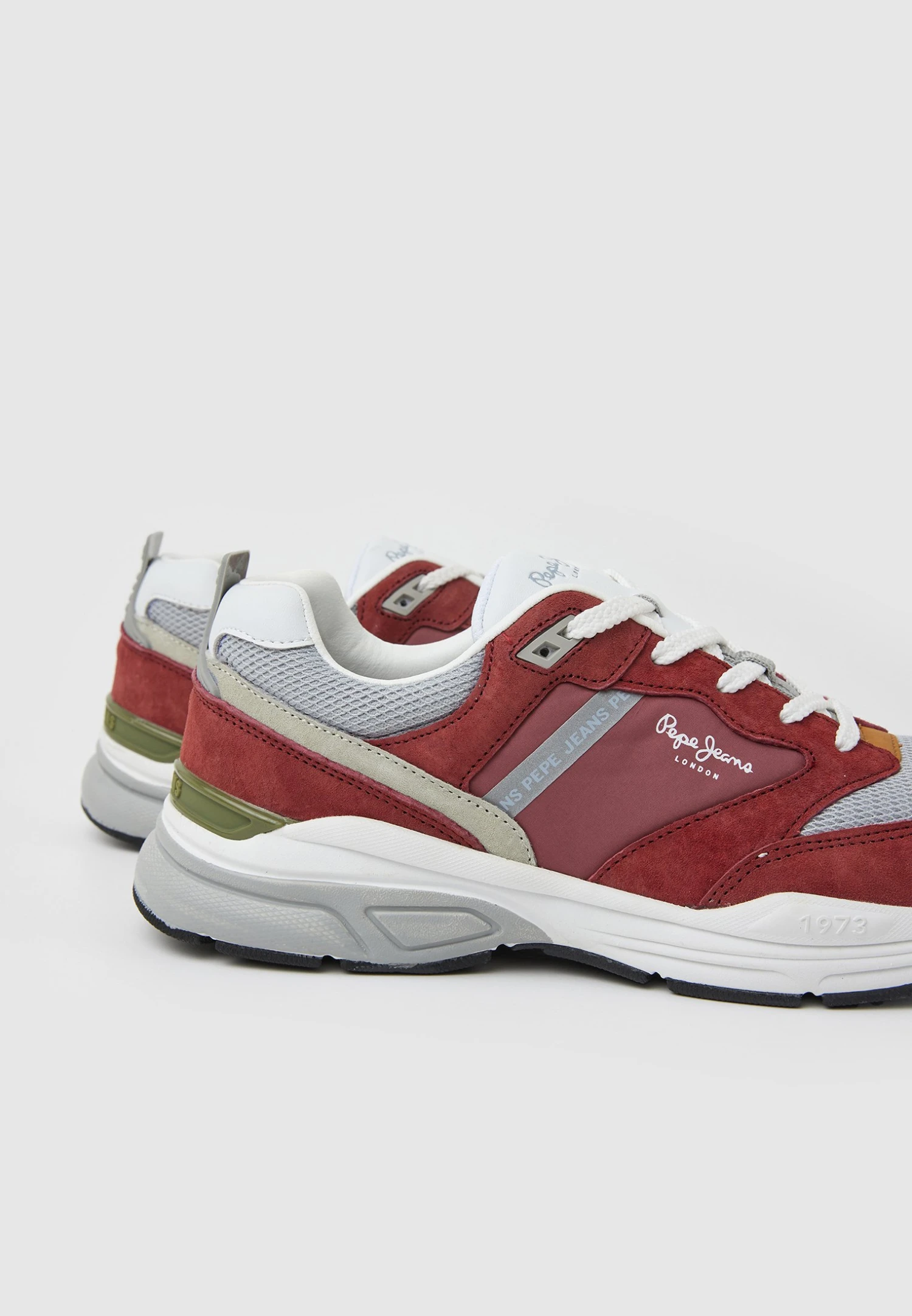 Pepe Jeans DAVE URBAN - Sneakersy Niskie - Red Dahlia 8 Pepe Jeans DAVE URBAN - Sneakersy Niskie - Red Dahlia - obrazek 6