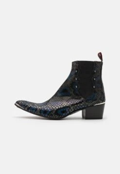 SYLVIAN NEW CHELSEA UNISEX - Botki Kowbojki I Motocyklowe - Black Navy/silver
