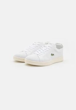 Lacoste CARNABY PIQUEE - Sneakersy Niskie - White/green -Sklep Toni Pons 36fdbd8cdccc48faab9df23ddc35a674