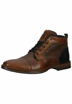 Bullboxer Botki Sznurowane - Cognac Gecg