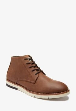 Next Botki Sznurowane - Tan