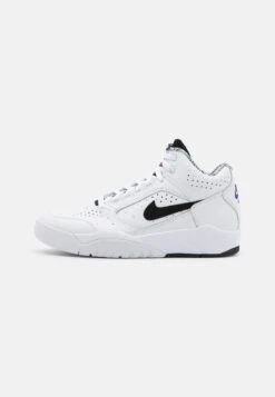 Nike Sportswear AIR FLIGHT LITE MID - Sneakersy Wysokie - White/black