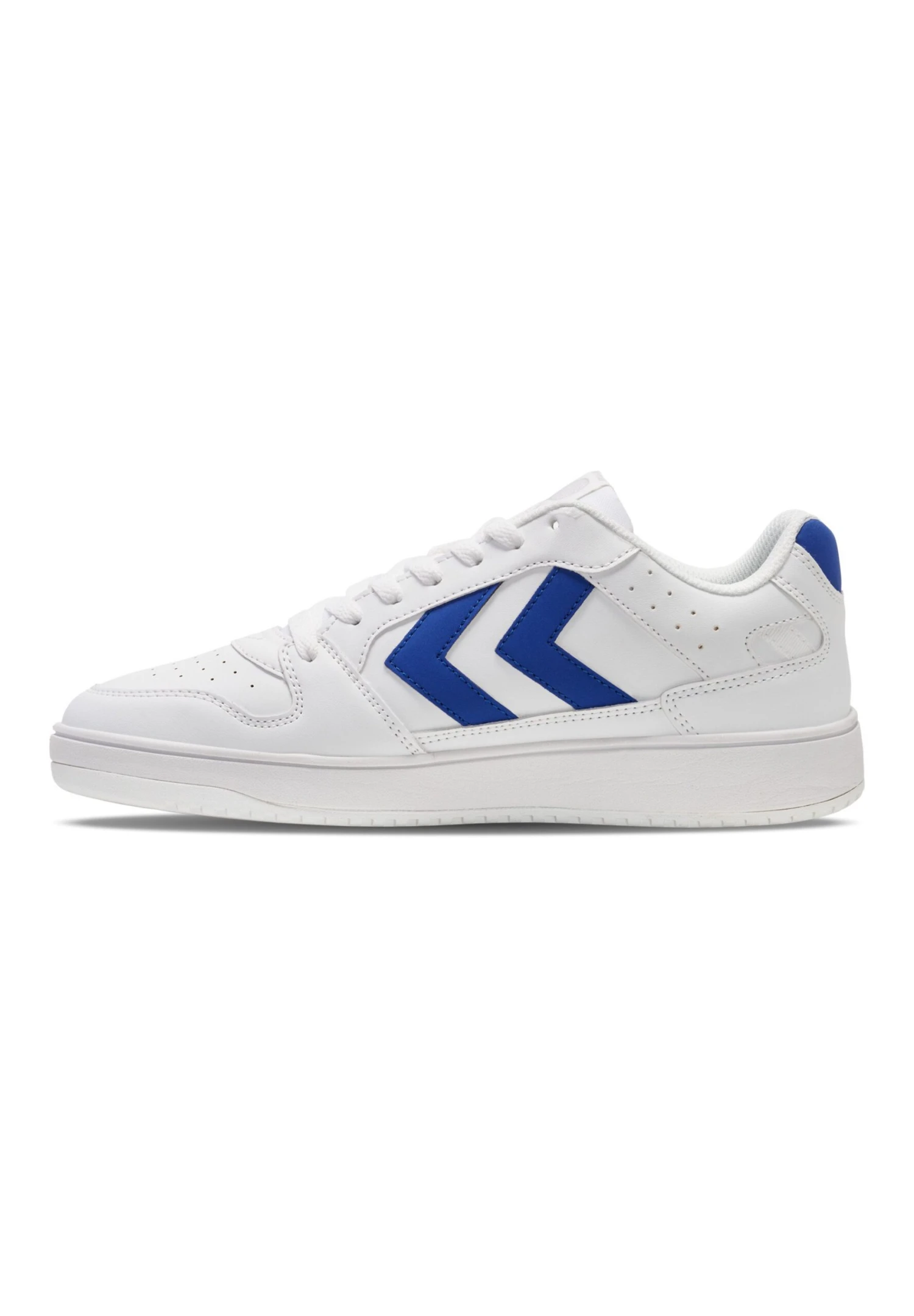 Hummel ST. POWER PLAY CL UNISEX - Sznurowane Obuwie Sportowe - White Blue 3 Hummel ST. POWER PLAY CL UNISEX - Sznurowane Obuwie Sportowe - White Blue