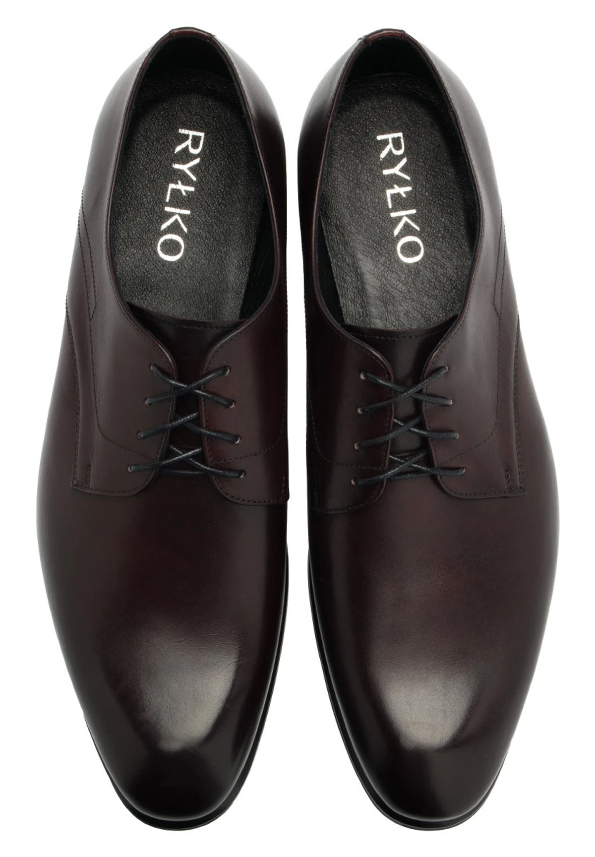 Oksfordki - Mottled Bordeaux 4 Oksfordki - Mottled Bordeaux - obrazek 2