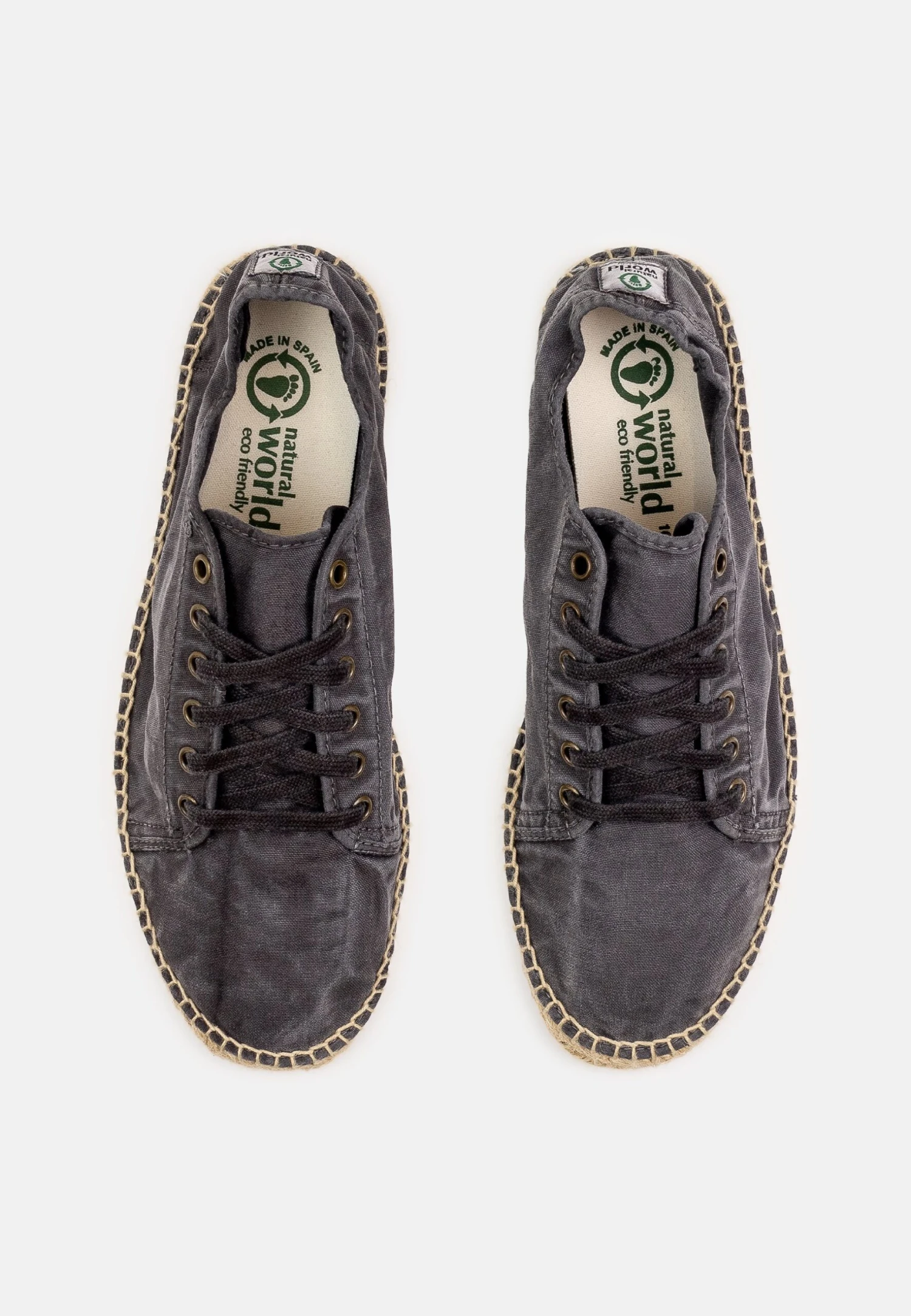 NATURAL WORLD OLD CLOVER - Espadryle - Black 4 NATURAL WORLD OLD CLOVER - Espadryle - Black - obrazek 2