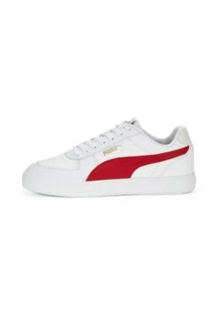 Puma CAVEN - Sneakersy Niskie - White For All Time Red Gold
