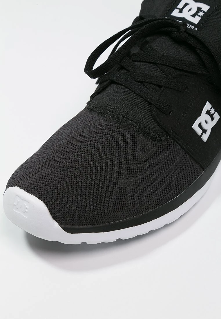 DC SHOES HEATHROW - Sneakersy Niskie - Black/white 8 DC SHOES HEATHROW - Sneakersy Niskie - Black/white - obrazek 6