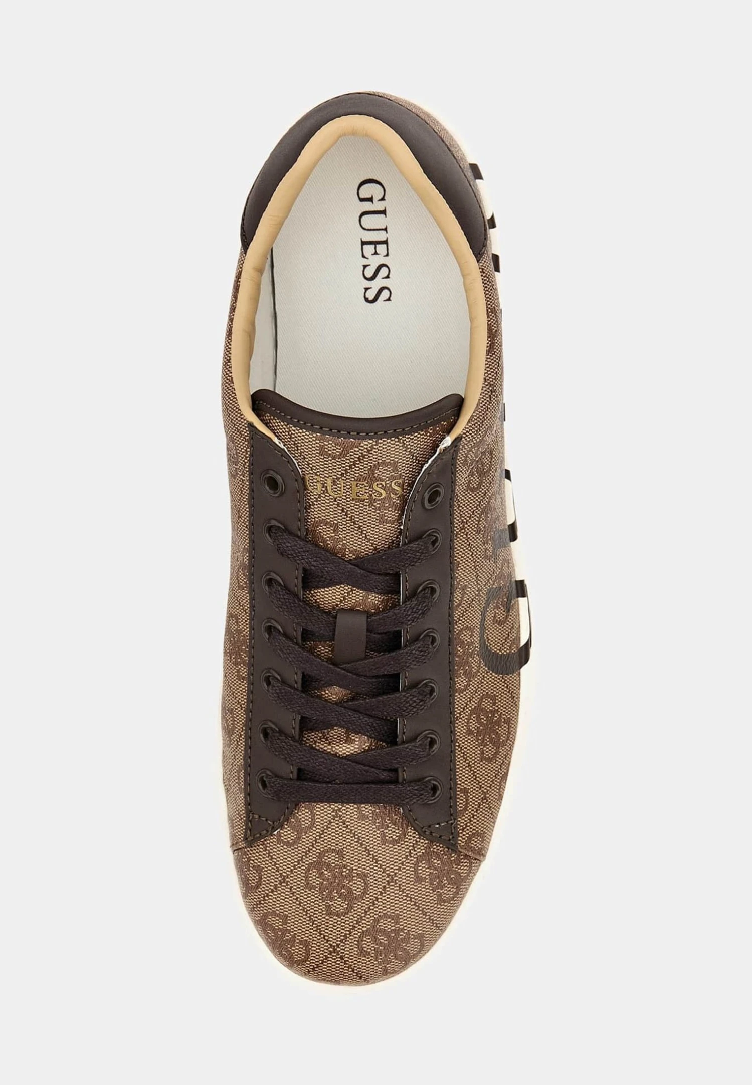 Guess NOLA K 4G LOGO - Sneakersy Niskie - Mehrfarbig Beige 5 Guess NOLA K 4G LOGO - Sneakersy Niskie - Mehrfarbig Beige - obrazek 3