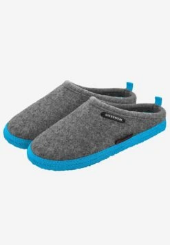 Giesswein WOOLPOPS - Kapcie - Hellgrau Türkis -Sklep Toni Pons 8f8e59709bf74f15b45ad727ddcdf427