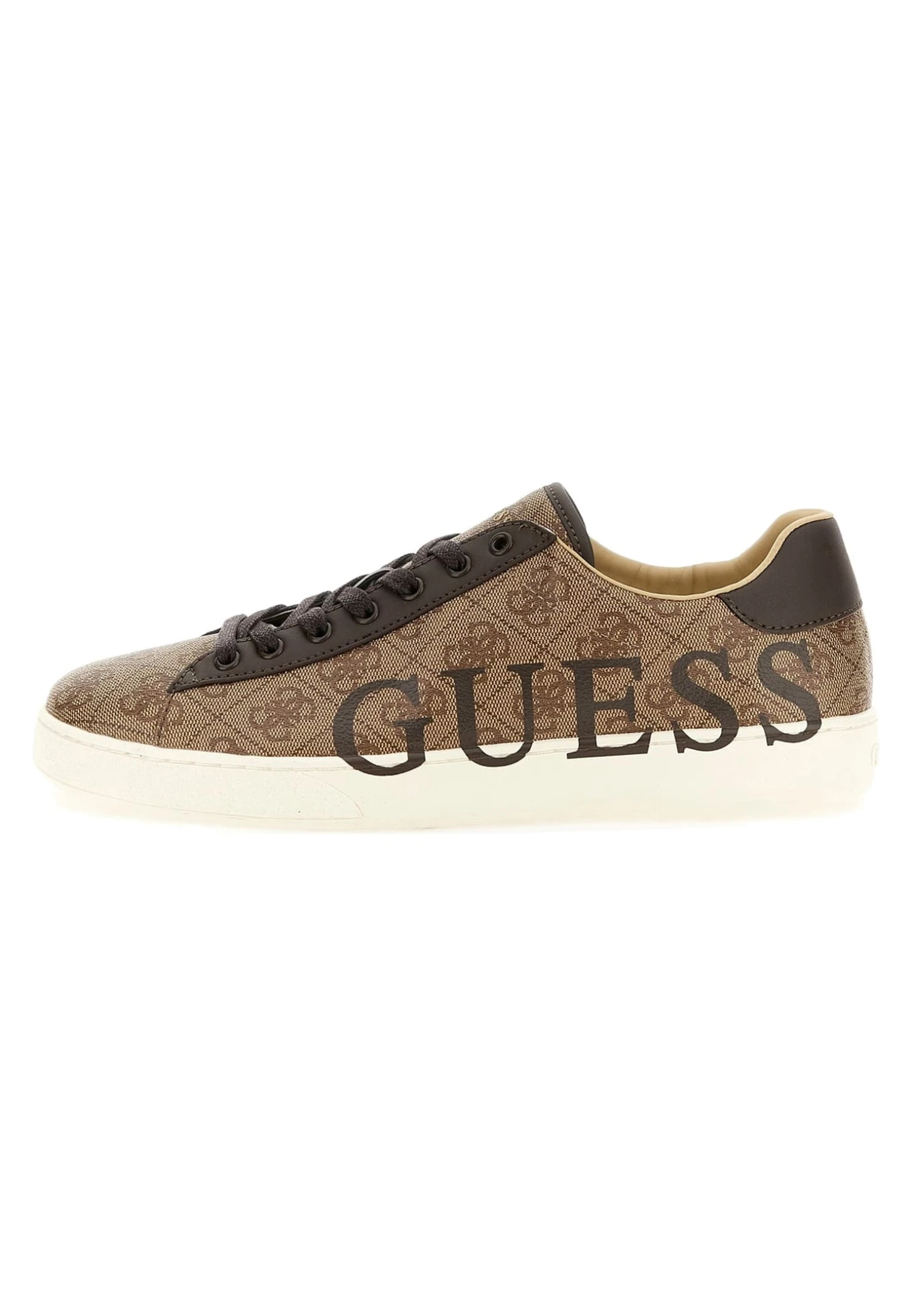 Guess NOLA K 4G LOGO - Sneakersy Niskie - Mehrfarbig Beige 3 Guess NOLA K 4G LOGO - Sneakersy Niskie - Mehrfarbig Beige