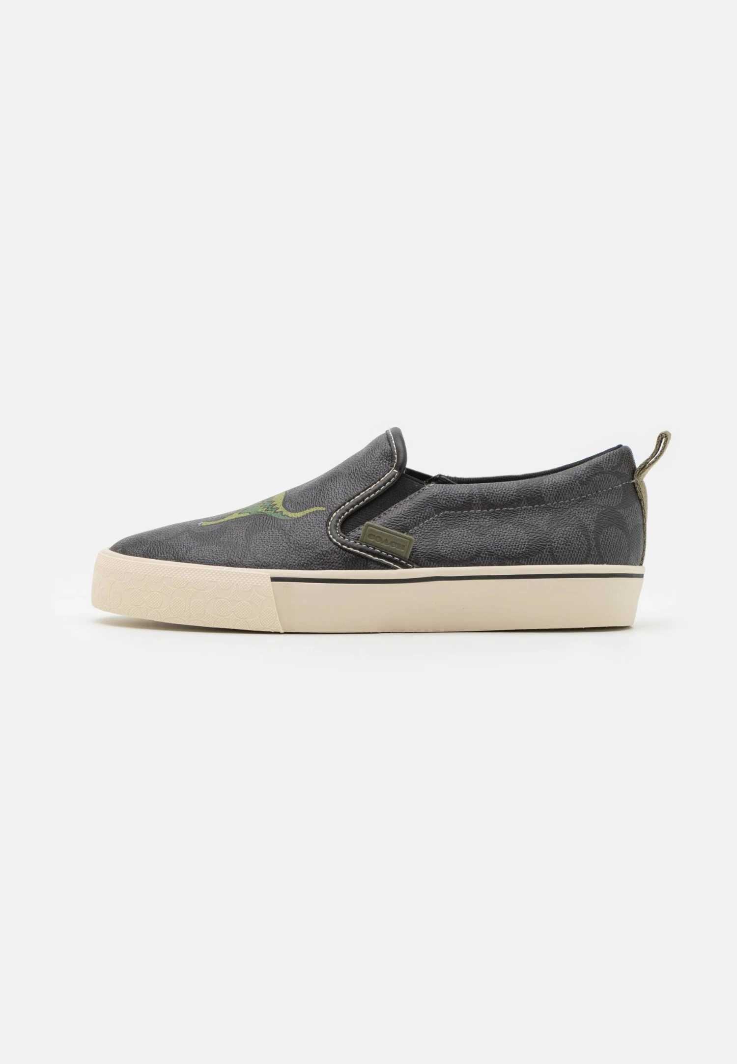 Coach SIGNATURE REXY SLIP ON SKATE - Sneakersy Niskie - Black 3 Coach SIGNATURE REXY SLIP ON SKATE - Sneakersy Niskie - Black