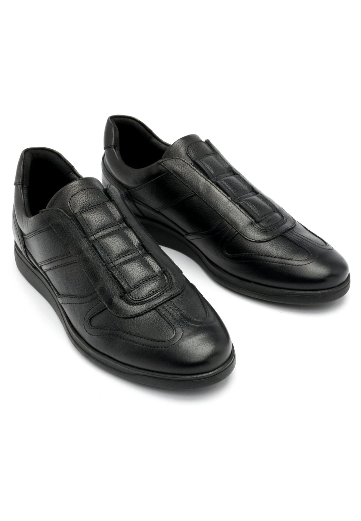 Półbuty Wsuwane - Czarny 5 Półbuty Wsuwane - Czarny - obrazek 3