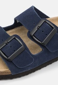 Pier One LEATHER UNISEX - Kapcie - Dark Blue -Sklep Toni Pons a5a88158e25a4eb4b3e59dc262861c25