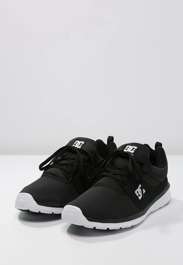 DC SHOES HEATHROW - Sneakersy Niskie - Black/white 5 DC SHOES HEATHROW - Sneakersy Niskie - Black/white - obrazek 3