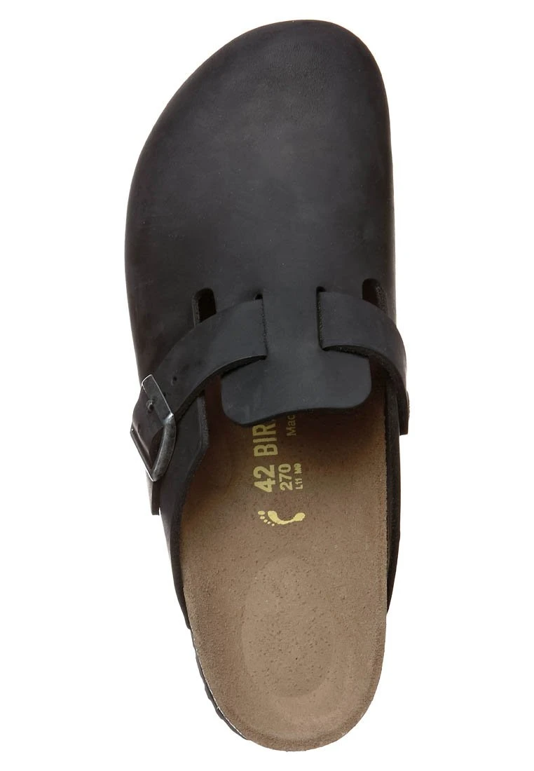 Birkenstock BOSTON - Kapcie - Schwarz 4 Birkenstock BOSTON - Kapcie - Schwarz - obrazek 2