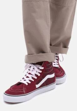Vans UA SK8 HI - Sneakersy Wysokie - Dark Red