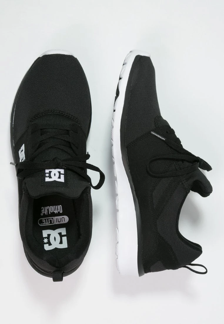 DC SHOES HEATHROW - Sneakersy Niskie - Black/white 4 DC SHOES HEATHROW - Sneakersy Niskie - Black/white - obrazek 2