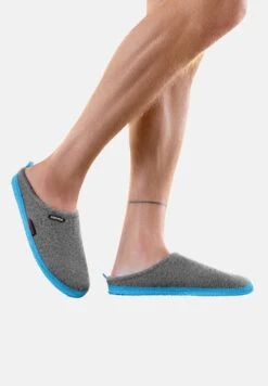 Giesswein WOOLPOPS - Kapcie - Hellgrau Türkis -Sklep Toni Pons c39e12be6ddd4e9389da5a005d744144