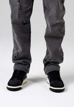 Ed Hardy COURTED LOW EAGLE - Sneakersy Niskie - Black Gunmetal -Sklep Toni Pons c4dc1262267648b092f0aa13c780a7be