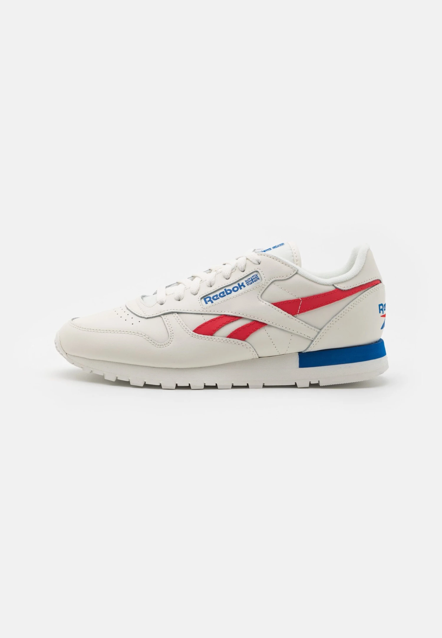 Reebok Classic CLASSIC LEATHER UNISEX - Sneakersy Niskie - Chalk/classic White/vector Red 3 Reebok Classic CLASSIC LEATHER UNISEX - Sneakersy Niskie - Chalk/classic White/vector Red