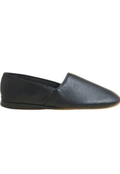 Marks & Spencer LEATHER SLIPPER MULES WITH FRESHFEET - Kapcie - Black