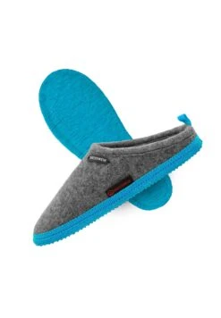 Giesswein WOOLPOPS - Kapcie - Hellgrau Türkis -Sklep Toni Pons ddf0638610c44ea5b34aa739ec491eec