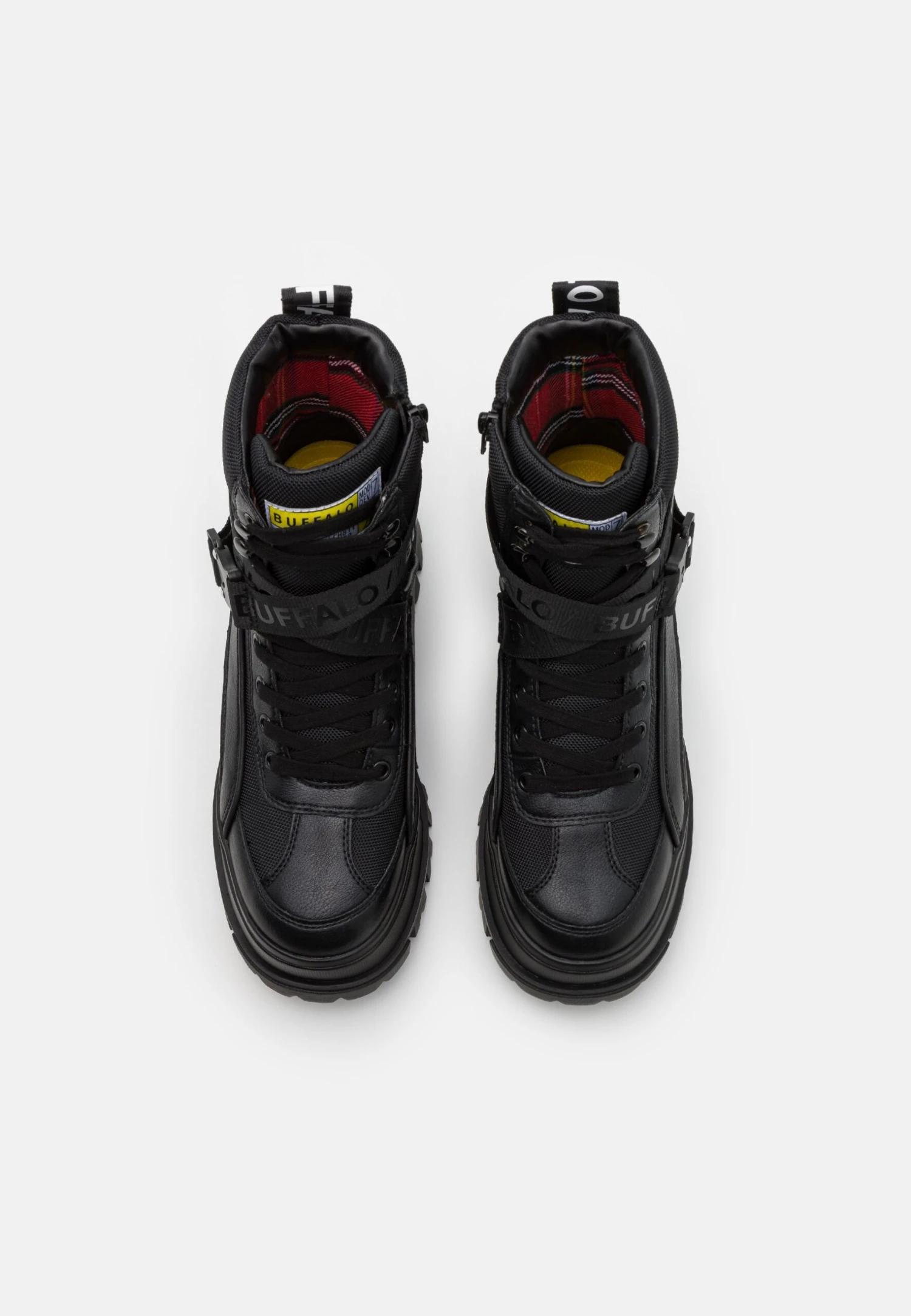 Buffalo ASPHA - Botki Sznurowane - Black 6 Buffalo ASPHA - Botki Sznurowane - Black - obrazek 4