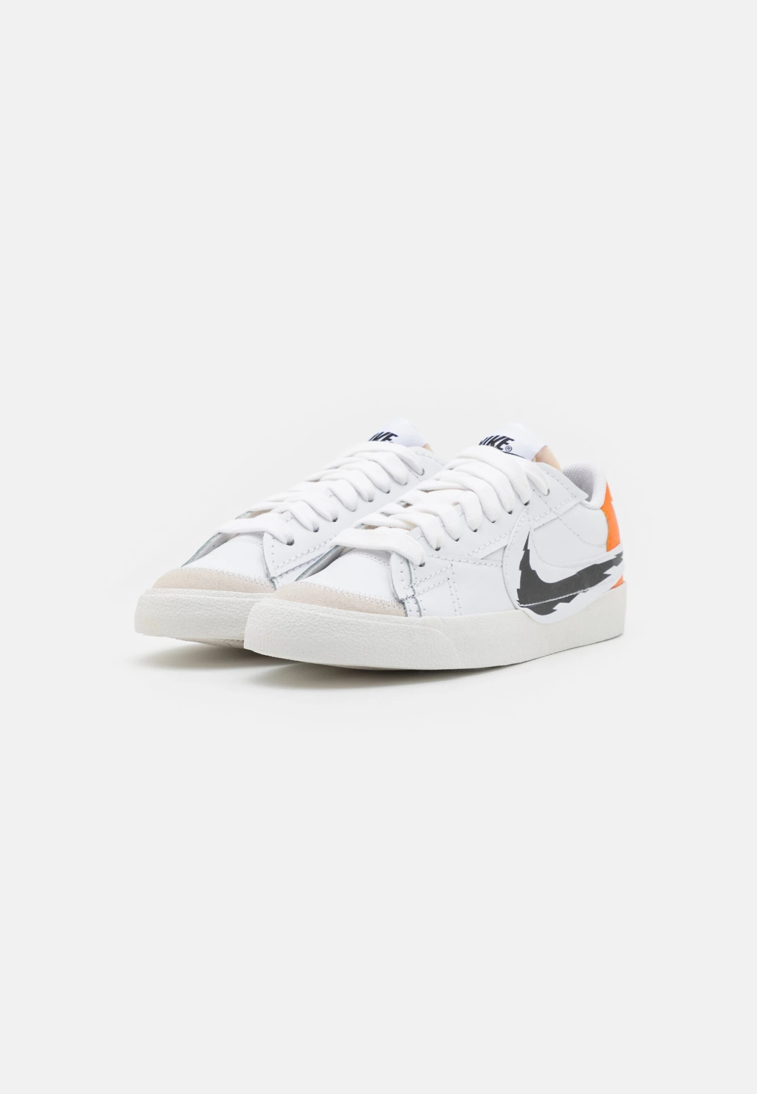 Nike Sportswear BLAZER LOW 77 JUMBO - Sneakersy Niskie - White/black/summit White/magma Orange 4 Nike Sportswear BLAZER LOW 77 JUMBO - Sneakersy Niskie - White/black/summit White/magma Orange - obrazek 2