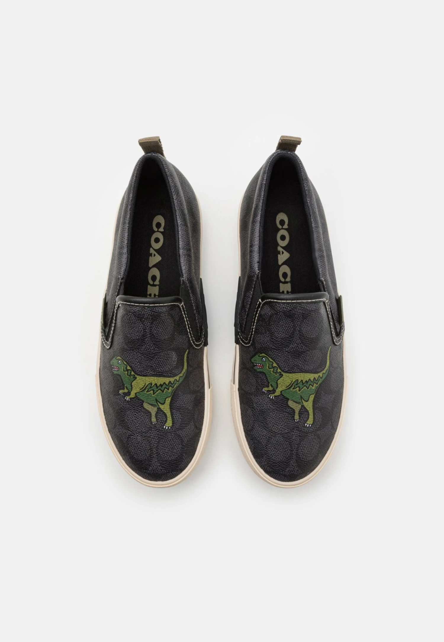 Coach SIGNATURE REXY SLIP ON SKATE - Sneakersy Niskie - Black 6 Coach SIGNATURE REXY SLIP ON SKATE - Sneakersy Niskie - Black - obrazek 4