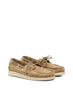 Pavement EDDIE - Buty żeglarskie - Taupe Suede