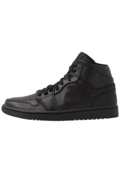 AIR JORDAN 1 MID - Sneakersy Wysokie - Black