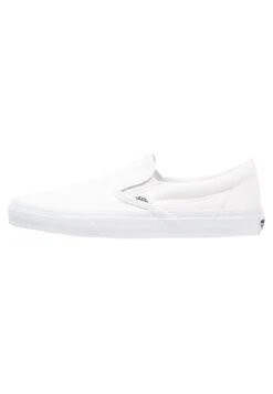 Vans UA CLASSIC SLIP-ON - Półbuty Wsuwane - True White